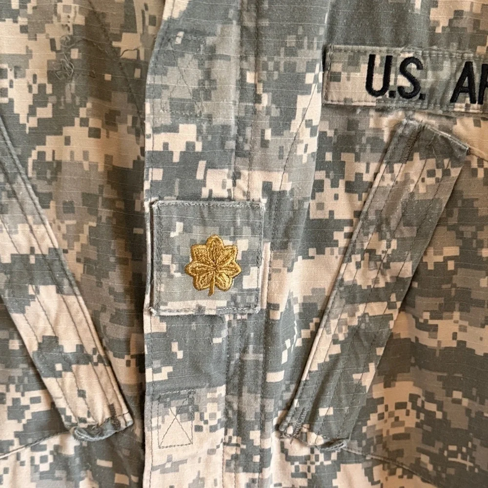 US Army Jacket Desert Camouflage USA Military Combat Field Shirt Medium Long